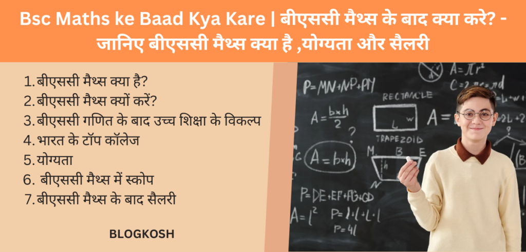 Bsc Maths ke Baad Kya Kare बएसस मथस क बद कय कर जनए