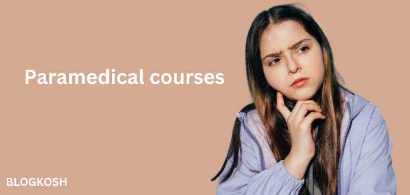 Paramedical courses list